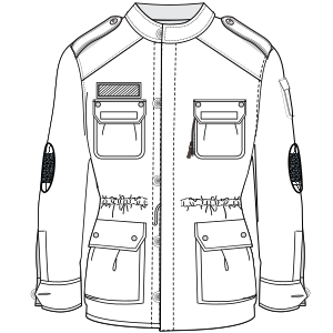 Fashion sewing patterns for MEN Jackets